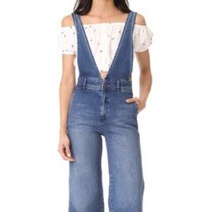 Free People A-Line Overalls
